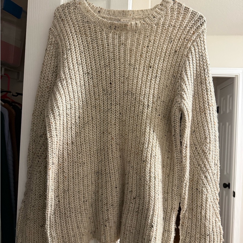 Warm Cream Knit Sweater